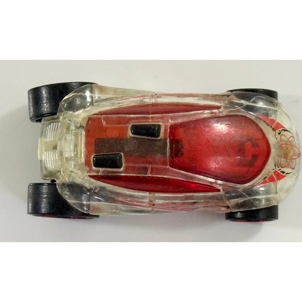 Hot Wheels Vandetta Toy Car Kids 1:64 Clear Red X-Raycers Diecast